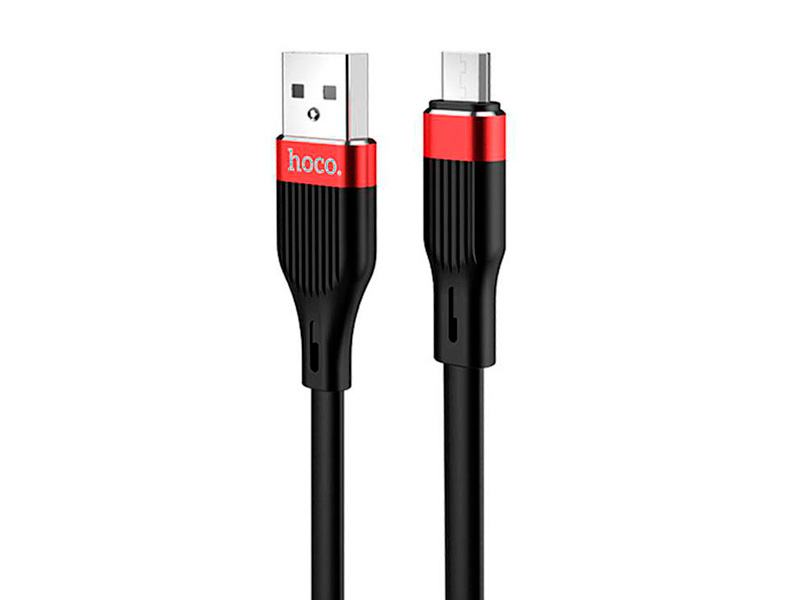 HOCO U72 Forest для передачи данных и зарядки USB-microUSB, 2.4A, 1.2м, черный HOCO U72 Forest для передачи данных и зарядки USB-microUSB, 2.4A, 1.2м, черный
