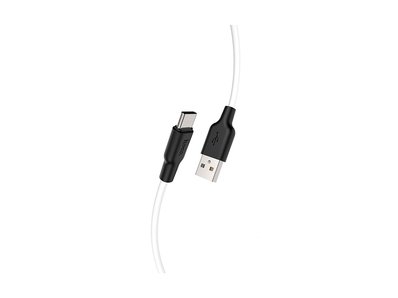HOCO Data Cable X21 Plus Silicone for Type-C white HOCO Data Cable X21 Plus Silicone for Type-C white