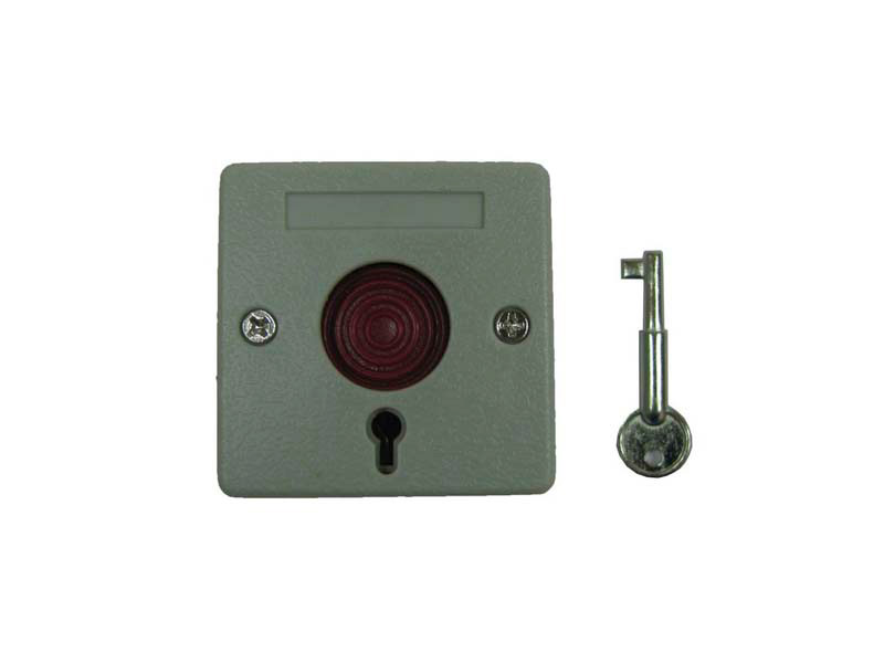 Кнопка пластиковая с ключем PB-68 Кнопка пластиковая с ключем PB-68