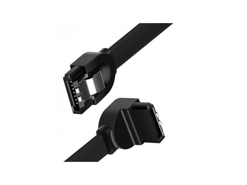 Кабель UGREEN US217 SATA 3.0 угловой, 0.5м 30797 Кабель UGREEN US217 SATA 3.0 угловой, 0.5м 30797