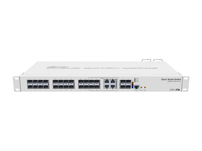 Коммутатор MikroTik CRS328-4C-20S-4S+RM 4xCombo (GbE/SFP) 20xSFP 4xSFP+ управляемый Коммутатор MikroTik CRS328-4C-20S-4S+RM 4xCombo (GbE/SFP) 20xSFP 4xSFP+ управляемый