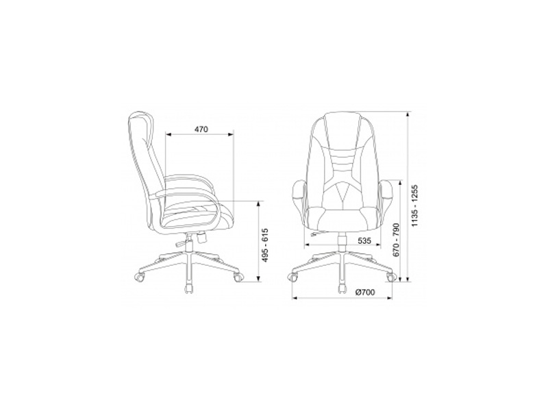 Кресло игровое  Zombie 8 черный/оранжевый Кресло игровое  Zombie 8 черный/оранжевый
