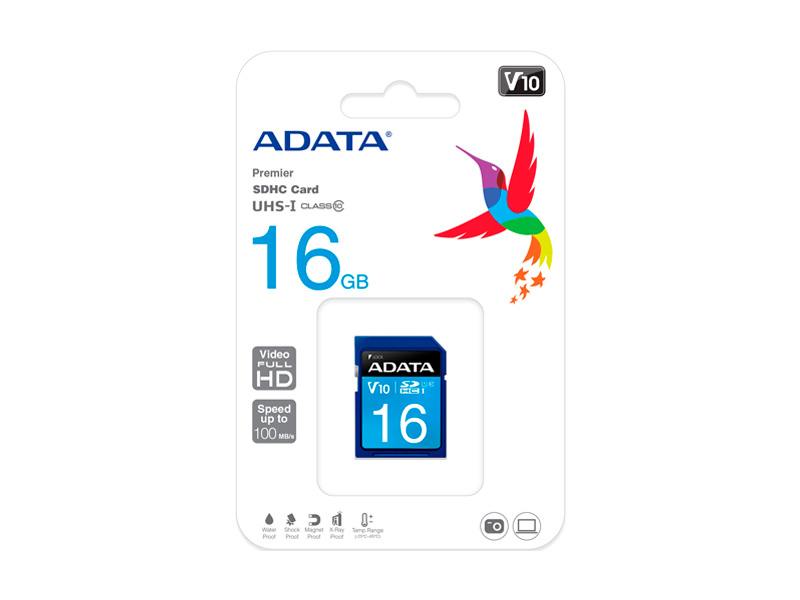 SDHC Card ADATA 16GB UHS-I SDHC Card ADATA 16GB UHS-I