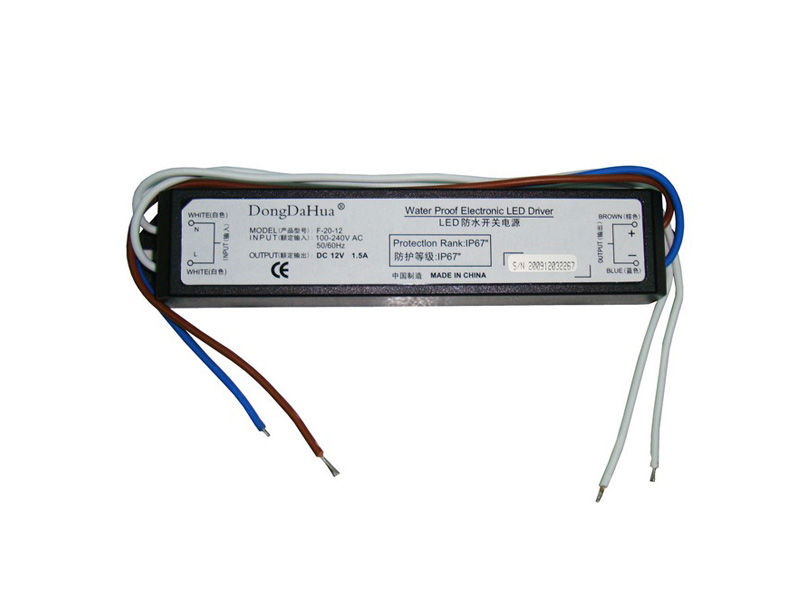 Блок питания герметичный 12V 1,5A DONG DA HUA Блок питания герметичный 12V 1,5A DONG DA HUA