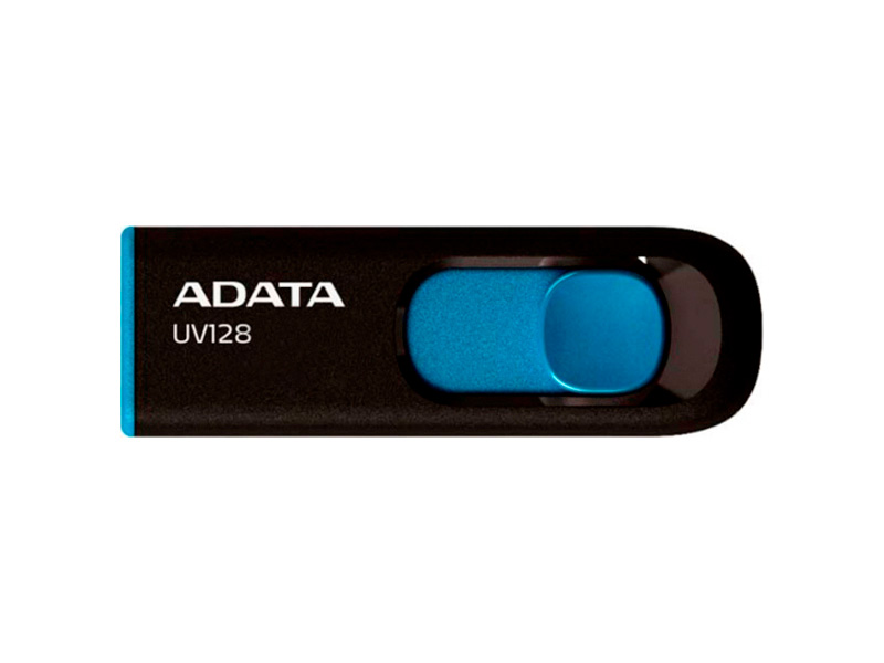 USB Flash ADATA UV128 64GB Black-Blue USB Flash ADATA UV128 64GB Black-Blue