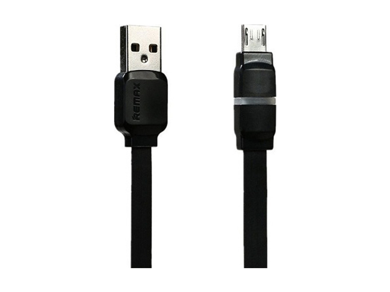 Remax RC-029m Breathe USB-microUSB 1m, черный Remax RC-029m Breathe USB-microUSB 1m, черный