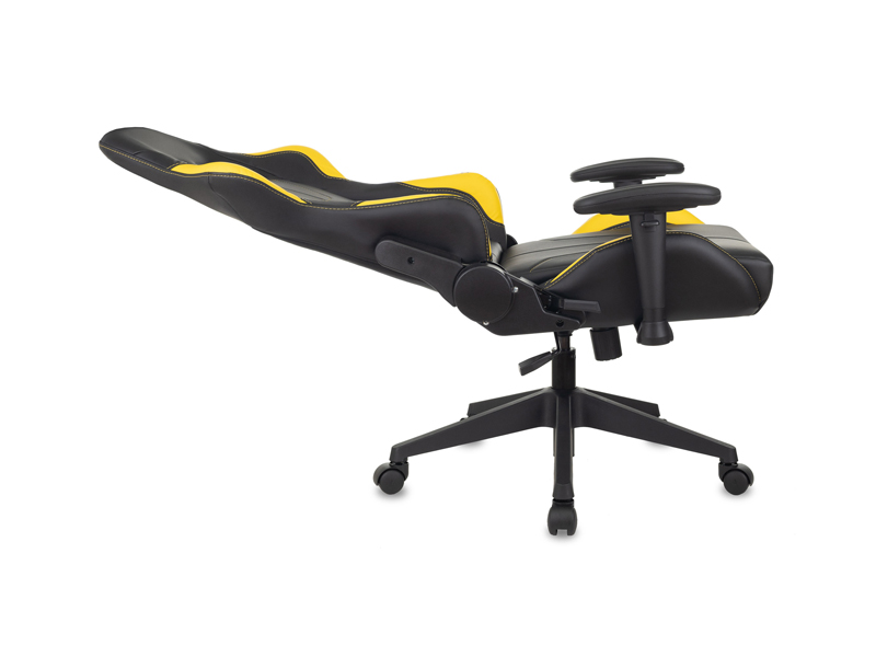 Кресло игровое Zombie VIKING 5 AERO  черный/желтый с подголовником Кресло игровое Zombie VIKING 5 AERO  черный/желтый с подголовником