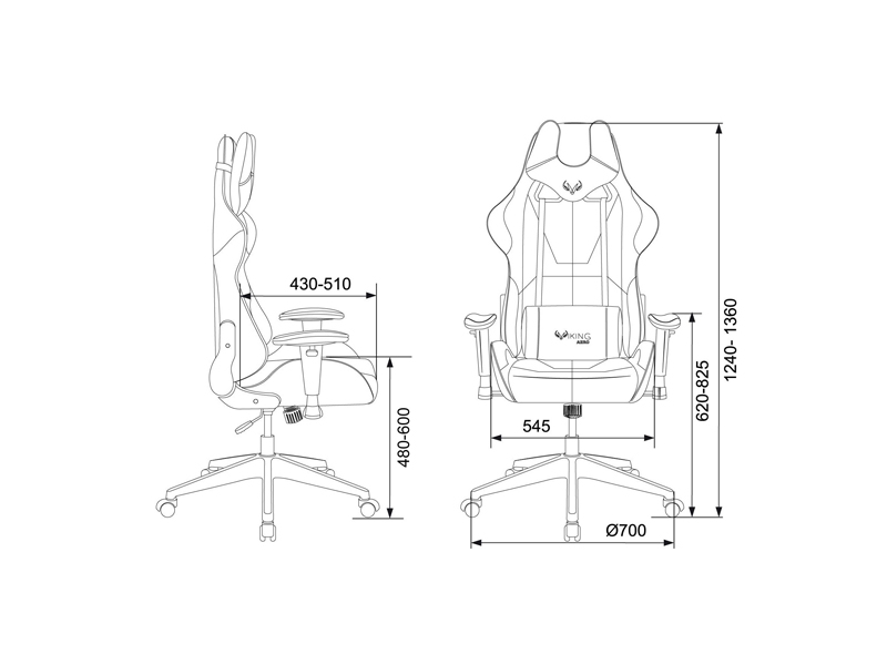 Кресло игровое Zombie VIKING 5 AERO  черный/желтый с подголовником Кресло игровое Zombie VIKING 5 AERO  черный/желтый с подголовником
