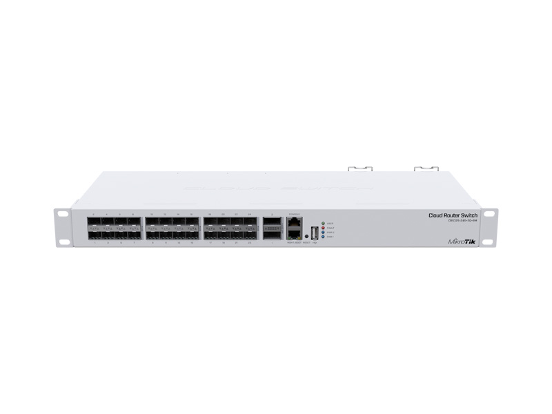 Коммутатор MikroTik CRS326-24S+2Q+RM 1xGb/s 24xSFP 2xSFP+ управляемый Коммутатор MikroTik CRS326-24S+2Q+RM 1xGb/s 24xSFP 2xSFP+ управляемый