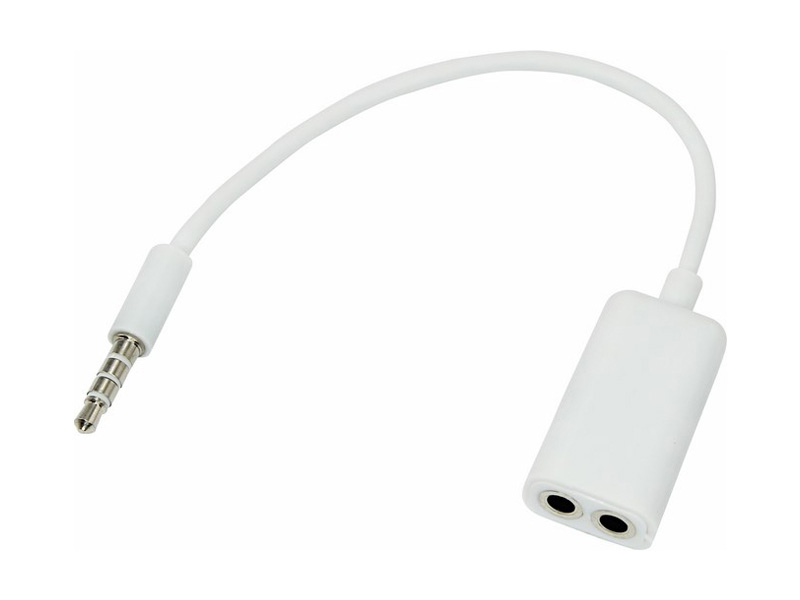 Аудиоразветвитель штекер REXANT 3.5x2мм, белый 18-1102 Аудиоразветвитель штекер REXANT 3.5x2мм, белый 18-1102