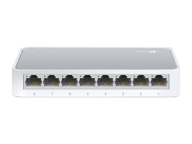 Коммутатор сетевой TP-LINK TL-SF1008D 8x10/100Mb/s Коммутатор сетевой TP-LINK TL-SF1008D 8x10/100Mb/s