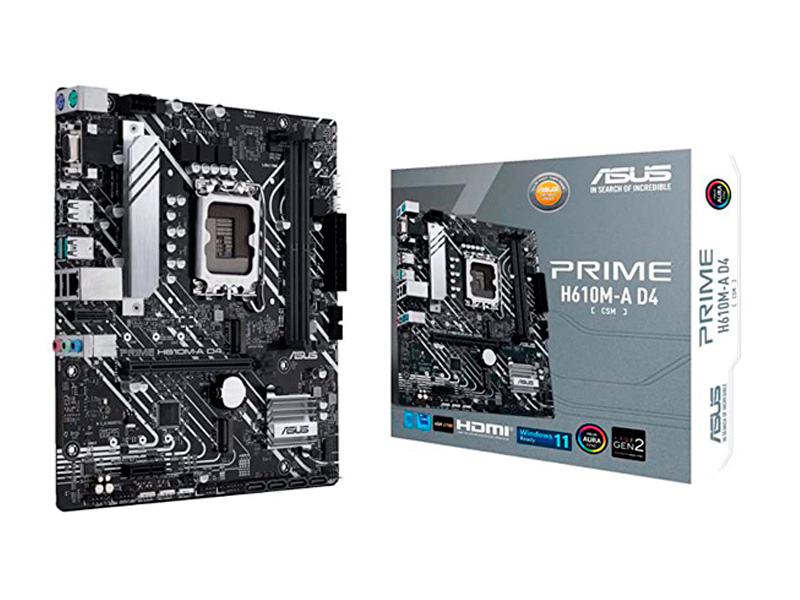 Материнская плата ASUS PRIME H610M-A D4 Материнская плата ASUS PRIME H610M-A D4