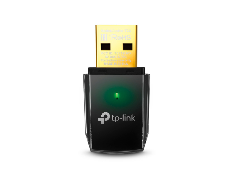 Адаптер Wi-Fi USB TP-LINK Archer T2U AC600 433Mbps 5GHz 150Mb/s 2.4GHz Адаптер Wi-Fi USB TP-LINK Archer T2U AC600 433Mbps 5GHz 150Mb/s 2.4GHz
