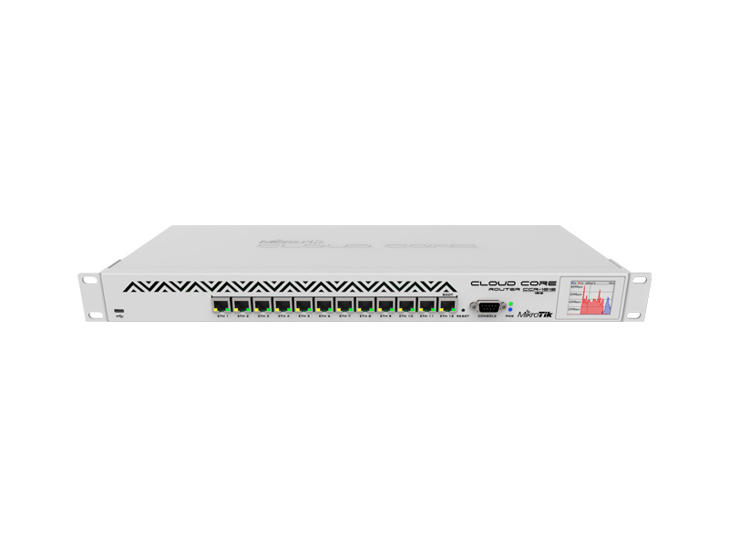 Маршрутизатор MikroTik Cloud Core Router CCR2116-12G-4S+ 13xLAN 1Gb/s 4xSFP+ Маршрутизатор MikroTik Cloud Core Router CCR2116-12G-4S+ 13xLAN 1Gb/s 4xSFP+