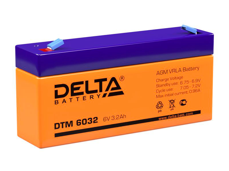 Аккумулятор Delta DTM 6032 Аккумулятор Delta DTM 6032