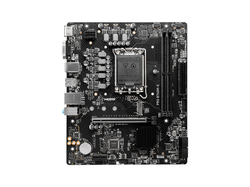 Материнская плата MSI PRO B760M-E DDR5 Материнская плата MSI PRO B760M-E DDR5