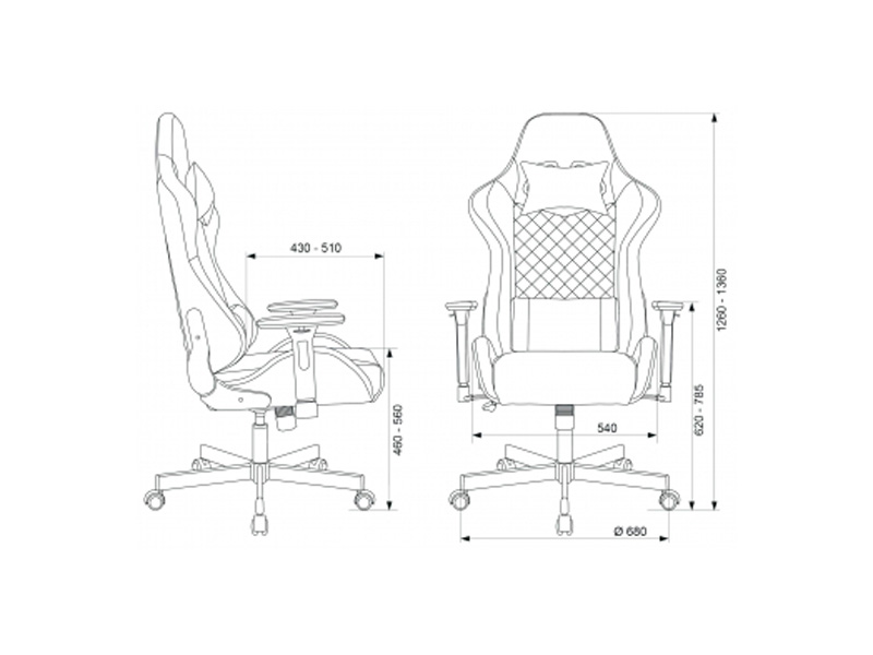 Кресло игровое Knight ARMOR черный/оранжевый Кресло игровое Knight ARMOR черный/оранжевый