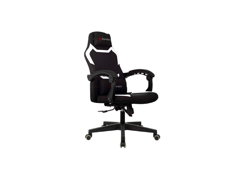 Кресло игровое Zombie MASTER черный/белый Кресло игровое Zombie MASTER черный/белый