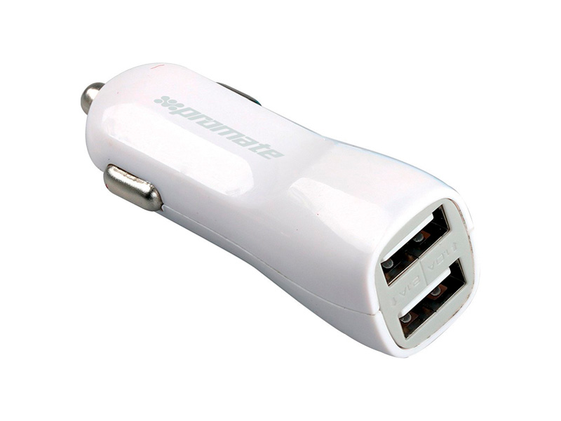 Promate VIVID DC12-24В 5В 3.1A 2 USB порта Promate VIVID DC12-24В 5В 3.1A 2 USB порта