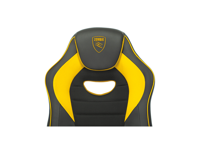 Кресло игровое Zombie GAME 16 черный/желтый Кресло игровое Zombie GAME 16 черный/желтый