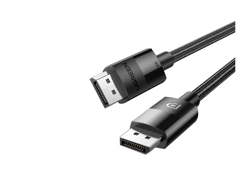 Кабель UGREEN DP114 Display Port v1,4 5м, 1080P@240Hz/ 2K@165Hz/ 4K@144Hz/ 8K@60Hz, 28AWG, чёрный  80394 Кабель UGREEN DP114 Display Port v1,4 5м, 1080P@240Hz/ 2K@165Hz/ 4K@144Hz/ 8K@60Hz, 28AWG, чёрный  80394