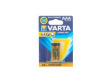 Батарейка Varta AAA Micro Longlife LR03 1.5V щелочная (алкалиновая) (2шт блистер)