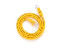 Патчкорд UTP Cat 5e, 2м, желтый UGREEN NW103