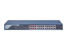 Коммутатор сетевой PoE HIKVISION DS-3E0326P-E(B)   24xPoE 100Mb/s неуправляемый