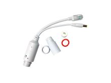 Переходник проходной PoE RJ45 - 12V DC.