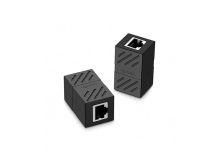 UGREEN RJ 45 Network Keystone jack In-Line Coupler Female to Female  Black
