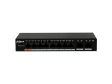 Коммутатор сетевой PoE DAHUA DH-PFS3010-8ET-96-V2 8xPoE 100Mb/s неуправляемый