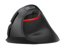 Мышь беспроводная вертикальная Delux M618mini DB