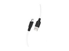 HOCO Data Cable X21 Plus Silicone USB-Lightning black and white