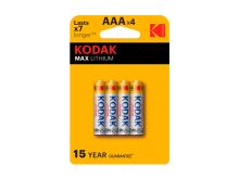 Kodak MAX FR03-4BL l92 Lithium