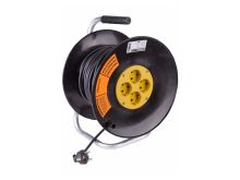 Удлинитель силовой Optima Proconnect на катушке 4 гнезда c/з 30м 11-7609