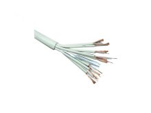 Кабель РК-75 коаксиальный 8-ми жильный белый