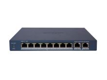 Коммутатор сетевой PoE HIKVISION DS-3E1310P-EI/M 2xUpLink 1Gb/s, 8xPoE 100Mb/s