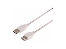 REXANT USB-A(male)штекер -USB-A(female) гнездо, 1.8м, белый (РЕ пакет) 18-1114
