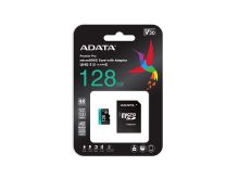micro SDXC Card ADATA 128GB UHS-I U3 V30S A2 Adapter