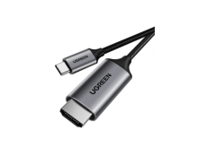 Кабель UGREEN MM142 USB-C- HDMI 1.5м чёрный 50570