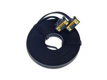 Кабель DTECH DT-69F30 VGA 3+6 M-M Cable 30m (плоский)