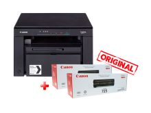 МФУ монохромное лазерное Canon i-SENSYS MF3010 + 2 картриджа CRG 725