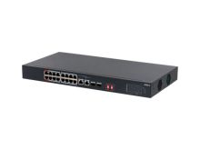 Коммутатор сетевой PoE DAHUA DH-S3218-16ET-135   16xPoE 100Mbt/s управляемый