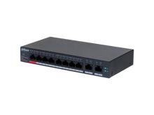 Коммутатор сетевой PoE DAHUA DH-CS4010-8GT-110 2xUpLink 1Gb/s, 8xPoE 1Gb/s