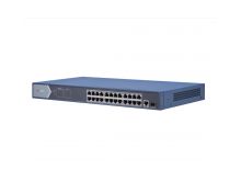 Коммутатор сетевой PoE HIKVISION DS-3E0526P-E/M  24x PoE 100Mb/s неуправляемый