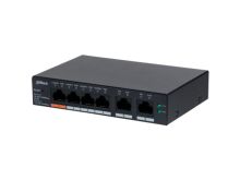 Коммутатор сетевой PoE DAHUA DH-CS4006-4GT-60 2xUpLink 1Gb/s, 4xPoE 1Gb/s