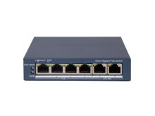 Коммутатор сетевой PoE HIKVISION DS-3E1506P-EI(O-STD) 2xUpLink 1Gb/s, 4xPoE 1Gb/s
