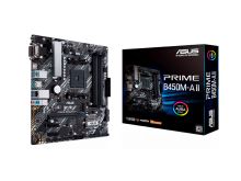 ASUS PRIME B450M-A II (mATX, AM4, AMD B450, 4x DDR4 4400MHz, 2x PCIe x16, 1x M.2, 6x SATA, 1GbE, 6x USB Rear, HDMI)