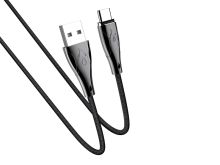 HOCO U75 Blaze для передачи данных и зарядки USB-Type-C, магнитный коннектор, 3A, 1.2м, черный
