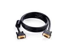Кабель UGREEN VG101 VGA- VGA, 1,5м, чёрный 11630